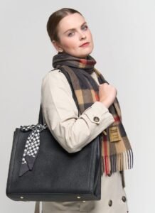 Unique designer lambswool Christmas scarves